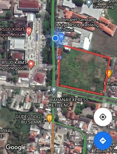 Dijual Tanah Kosong Strategis di Depan RSUD Wongsonegoro Semarang