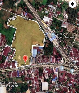 Dijual Tanah Luas ± 4 ha Jl. Raya Medan Tg Morawa dekat Tol