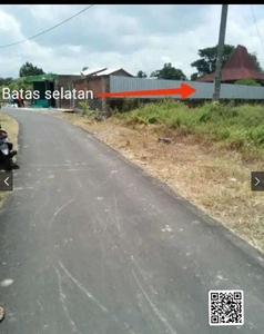 DiJual tanah pekarangan pinggir jln raya Bendosari Sukoharjo