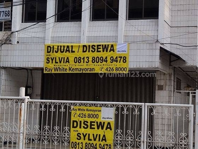 Disewa murah Gedung bagus 3 1/2 Lt. Jl. Pintu Air 2 Jakpus
