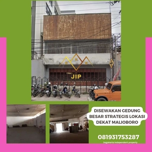 Disewakan gedung tengah kota jogja cocok buat kantor