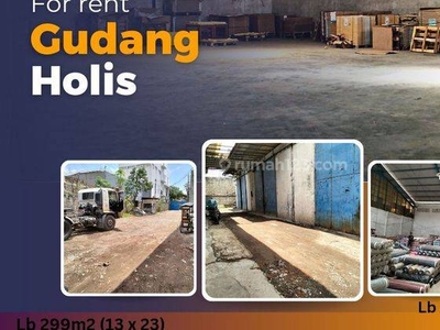 Disewakan gudang bersama Holis akses kontainer