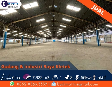 disewakan gudang dan industri 8.000 m2 atap di garansi kalau bocor Th