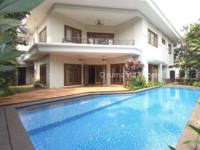 For Rent Disewakan Rumah Mewah Garden Dan Private Pool Dekat Sekolah Jis Dan Mall Pondok Indah Dan Toll Dan Rumah Sakit Dan Lokasi Tenang Aman Prime Area Pondok Indah Jakarta Selatan