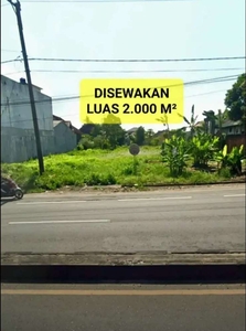 Disewakan tanah hajimena 2000 m²