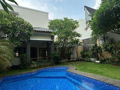 For Rent Rumah Mewah dan Asri Siap Huni (Single House) di Kemang, Jaksel