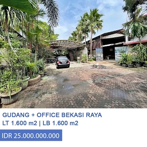 Gudang & Green Office Dijual Di Jatinegara Jakarta Timur