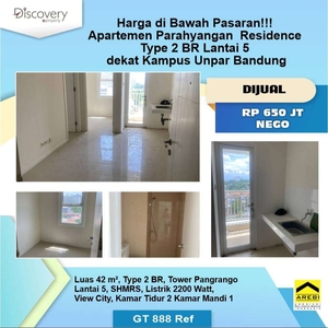 Harga Bawah Pasaran Apartemen Parahyangan Residence 2BR dekat Kampus