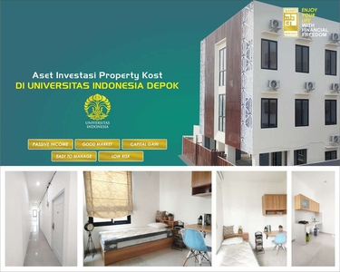 Investasi Kosan Income 350 jutaan Dekat Kampus Universitas Indonesia