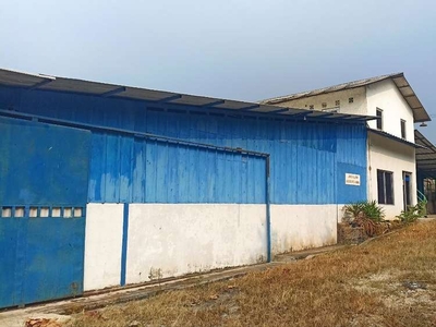 Jual Gudang Pabrik Siap Pakai Surat SHM Luas 3000 m2 Pinggir Jalan