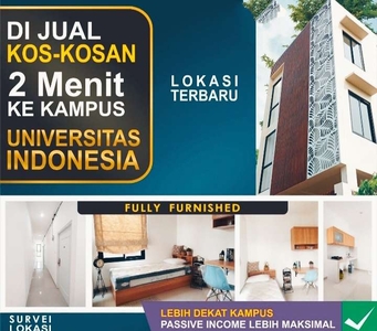 Jual kos kosan 20 kamar income 400 jutaan dekat kampus UI, Surat SHM