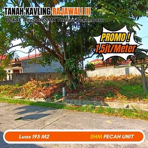 Jual Tanah Kavling Rajawali III, Panam, SHM, Kota Pekanbaru