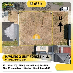 KAVLING 2 UNIT FOREST HILL BSB CITY SEMARANG