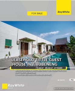 LeaseHold Tittle - Guest House For Sale in Tibubeneng Canggu