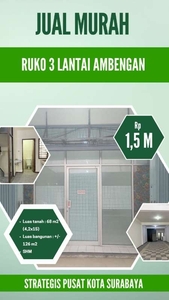 Murah Ruko 3 lantai di jalan Ambengan, Surabaya Pusat