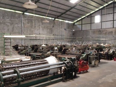 Pabrik Weaving Dijual Luas di Jl Bojong , Majalaya Kab Bandung