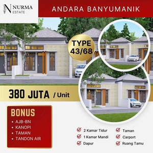 Promo November Rumah murah Banyumanik 2 menit ke SMA N 9