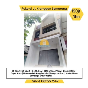 Ruko Stategis Bangunan Baru 2 Lantai Semarang Tengah