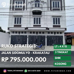 Ruko strategis daerah krakatau bhayangkara dan madio santoso