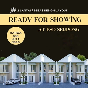 Rumah 2 Lantai BSD Lokasi Strategis Harga Ekonomis