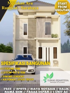 Rumah Baru Desaign Modern Rungkut Surabaya