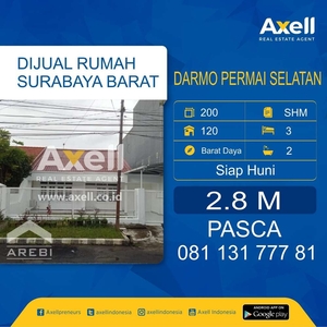 Rumah Darmo Permai Selatan Dijual