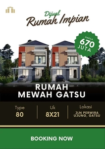 RUMAH MEAH MINIMALIS HANYA 2 UNIT