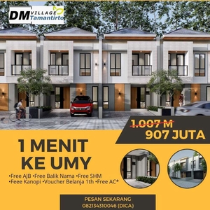 Rumah Mewah 2 Lantai 1 menit ke Kampus UMY