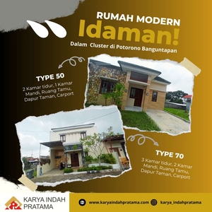 Rumah Modern Di Banguntapan,Potorono, Desain Modern,Dekat Janti,Berbah