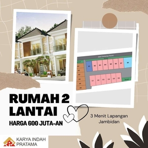 Rumah Murah 2 Lantai Hanya 600 Juta-an,Perumahan di Banguntapan,