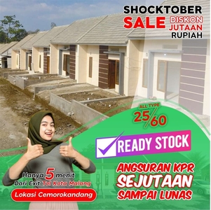 Rumah Murah Subsidi Sudah Ready Dekat Exit Tol Malang