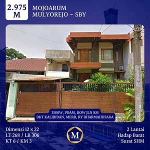 Rumah Surabaya Timur Mojoarum Dkt Sutorejo Babatan Pantai Mulyosari