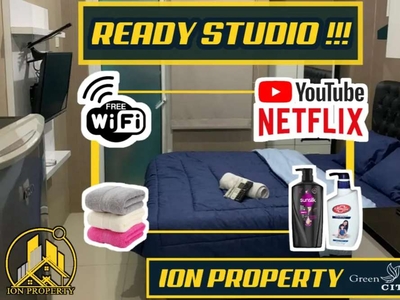 SEWA APARTEMENT GREEN PRAMUKA CITY FREE NETFLIX DAN WATER HEATER