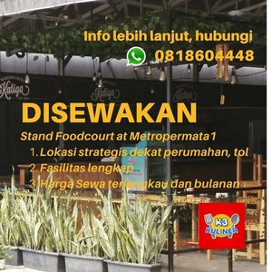 Sewakan Stand Foodcourt