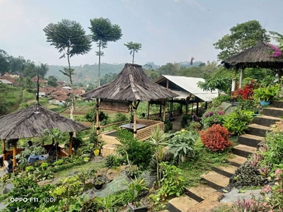 Tanah dan gazebo kolam lokasi ciwidey kab bandung