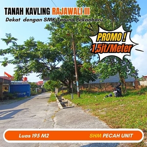 Tanah Kapling Rajawali III, SHM Pecah Unit, Panam, Kota Pekanbaru