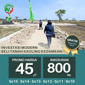 TANAH KAVLING KREDIT ANGSURAN 700 RB INVESTASI