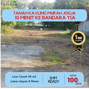 Tanah Murah Kulon Progo Hanya 100 Juta, 10 Menit ke Bandara YIA Jogja