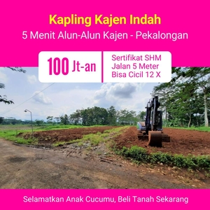 Tanah Pekalongan, 6 Menit Alun-Alun Kajen, 12x Cicil No Bunga