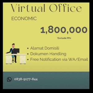 TERMURAH!Virtual Office 150 Ribu/Bulan FREE Meeting Room Jakarta