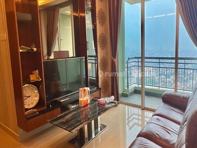 Disewakan Apartemen Central Park Residences - 2BR+1 (82.5 m²) Furnished, Tower A, High Floor, City View, 149 Juta/Tahun, Central Park, Jakarta Barat