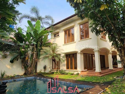 For Rent House Disewakan Rumah Cantik Asri Bangunan 2 Lantai Private Pool Dalam Komplek Kemang Lokasi Strategis Harga Murah Area Kemang Jakarta Selatan