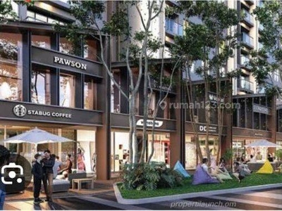 Ruko Hoek 2 lantai di Downtown Eleve Promiinade Alam Sutera 248 m2 serah terima April 2024