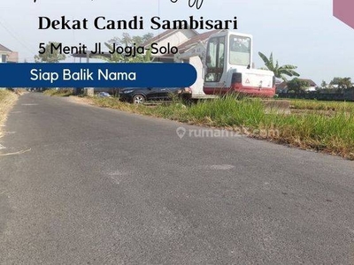 Tanah Kalasan Jogja, Sorogenen. 5 Menit Jl. Solo jogja. SHM