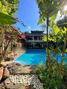A free hold Tropical Balinese Villa in Legian, rare big plot in the ar