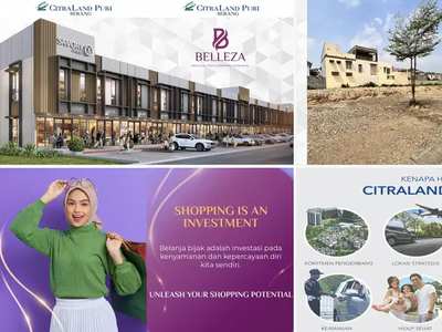 Belleza (Shopping Arcade) Citra Land Puri Serang Kota - DP 69 Jt