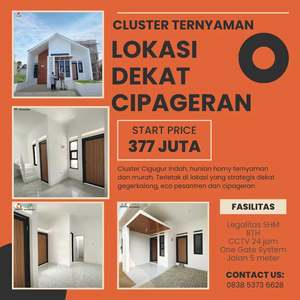 Cluster Idaman Ternyaman Se-Bandung Barat!