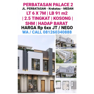 DI JUAL VILLA BARU TAHAP 2 DI KOMPLEK PERBATASAN PALACE 2