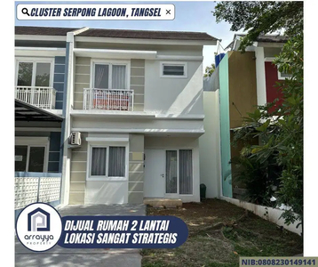 Dijual Rumah 2 Lantai Rapi & Siap Huni Cluster Serpong Lagoon `HR27`