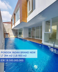 Dijual Rumah Jl Niaga Hijau Pondok Indah Jakarta Selatan Brand New